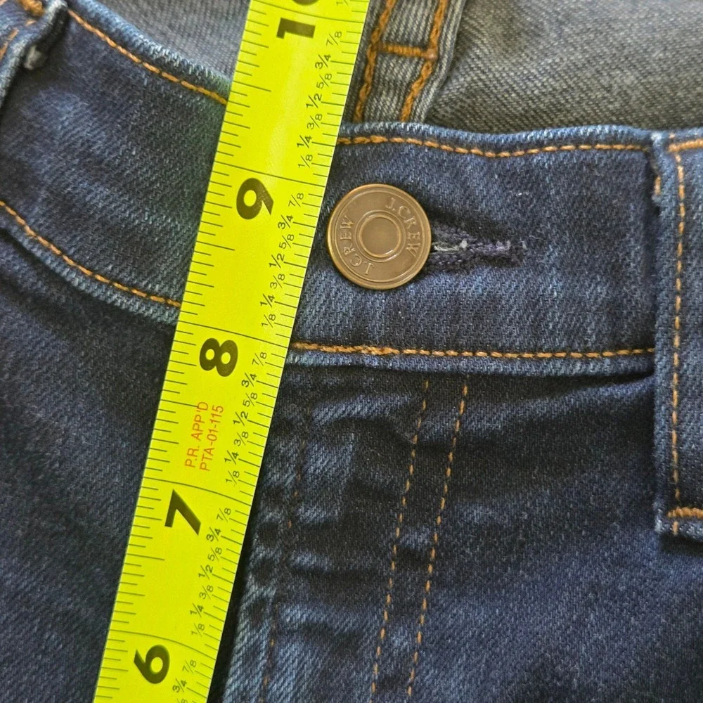 J Crew‎ Toothpick Skinny Jeans Mid Rise Stretch Denim Dark Wash Women